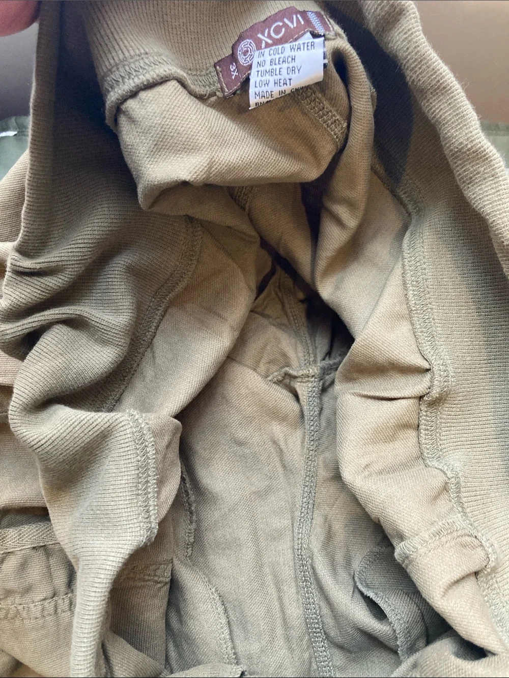 XCVI Olive Drawstring Cargo Pants Plus Size 3X. RARE - Picture 6 of 6